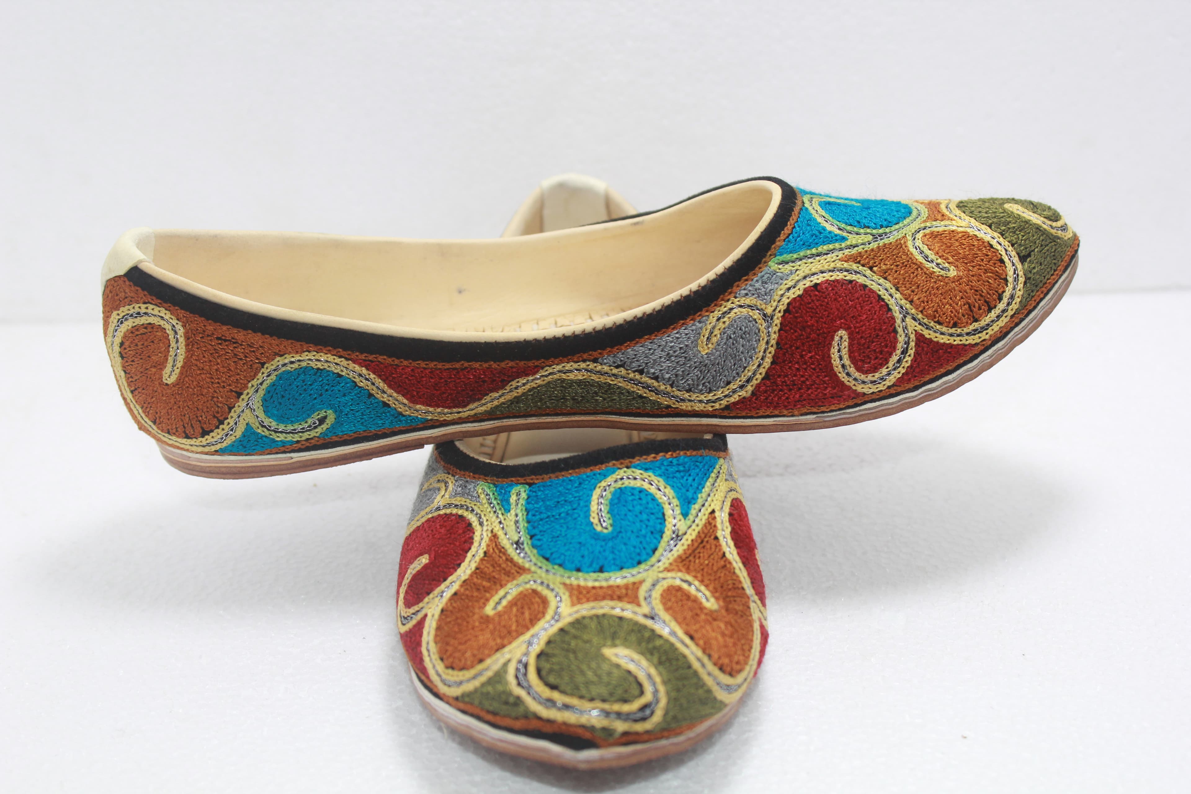Suede Embroidery Juti